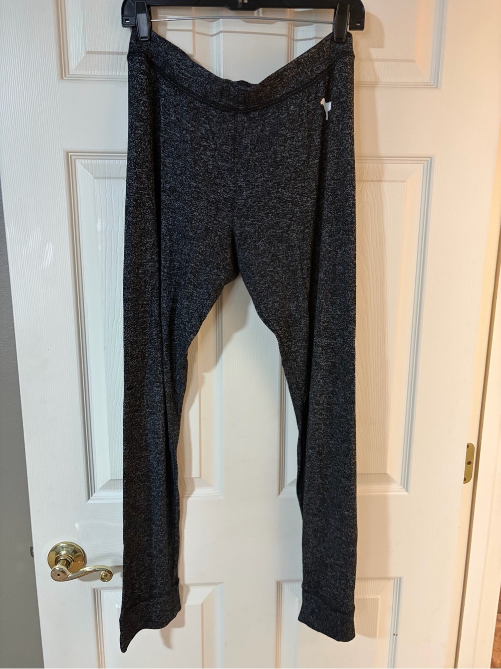 PINK VS-Dark Heather Gray Juniors Leggings, soft & thin, 32.5" inseam